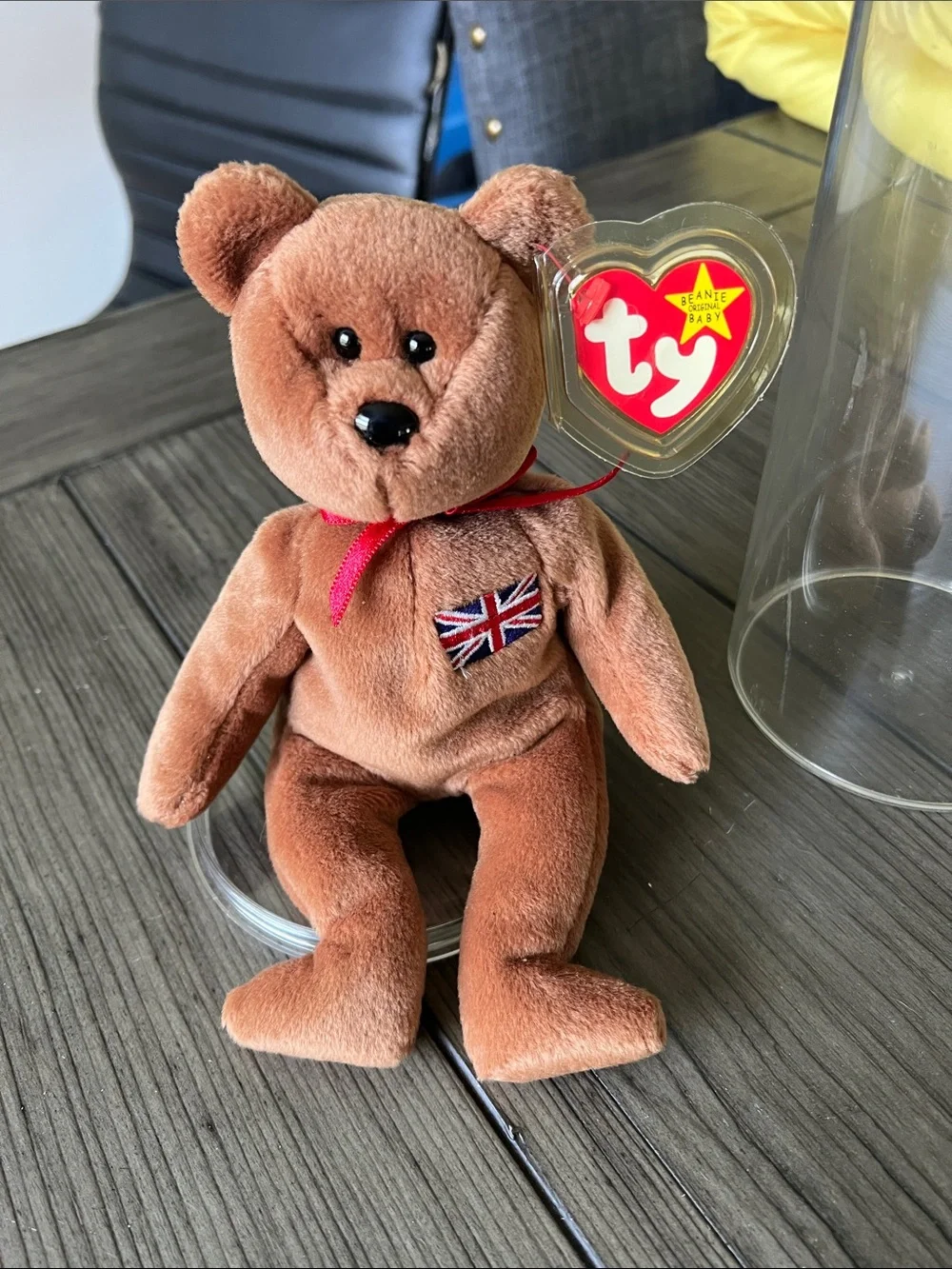 Britannia TY Beanie Baby with Union Jack Patch